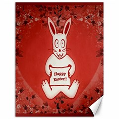 Cute Bunny Happy Easter Drawing Illustration Design Canvas 12  X 16  (unframed) by dflcprints