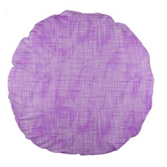 Hidden Pain In Purple 18  Premium Round Cushion  by FunWithFibro