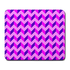 Modern Retro Chevron Patchwork Pattern Large Mouse Pad (rectangle) by GardenOfOphir