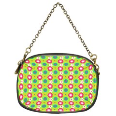 Cute Floral Pattern Chain Purse (one Side) by GardenOfOphir