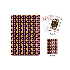 Cute Floral Pattern Playing Cards (mini) by GardenOfOphir