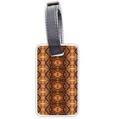 Faux Animal Print Pattern Luggage Tag (one Side) by GardenOfOphir