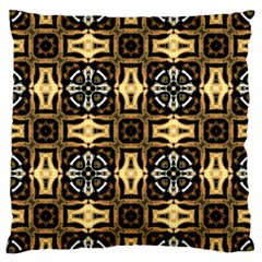 Faux Animal Print Pattern Large Cushion Case (two Sided) 