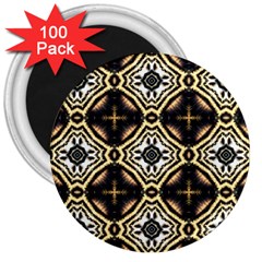 Faux Animal Print Pattern 3  Button Magnet (100 Pack) by GardenOfOphir