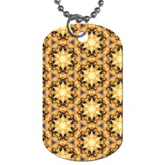Faux Animal Print Pattern Dog Tag (two-sided)  by GardenOfOphir