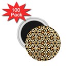 Faux Animal Print Pattern 1.75  Button Magnet (100 pack)