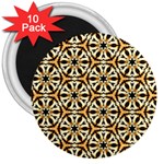 Faux Animal Print Pattern 3  Button Magnet (10 pack)
