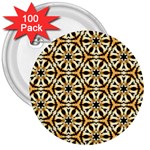 Faux Animal Print Pattern 3  Button (100 pack)