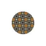 Faux Animal Print Pattern Golf Ball Marker Front