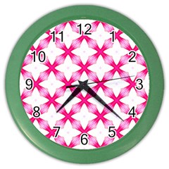 Cute Pretty Elegant Pattern Wall Clock (color) by GardenOfOphir