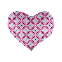 Cute Pretty Elegant Pattern 16  Premium Flano Heart Shape Cushion  by GardenOfOphir