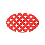Cute Pretty Elegant Pattern Sticker (Oval)