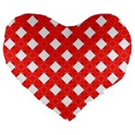 Cute Pretty Elegant Pattern 19  Premium Heart Shape Cushion