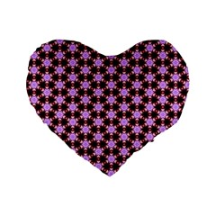Cute Pretty Elegant Pattern 16  Premium Heart Shape Cushion  by GardenOfOphir
