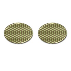 Cute Pretty Elegant Pattern Cufflinks (oval) by GardenOfOphir