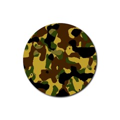 Camo Pattern  Drink Coaster (round) by Colorfulart23