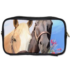 Miwok Horses Travel Toiletry Bag (one Side) by JulianneOsoske
