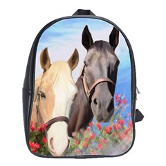Miwok Horses School Bag (large) by JulianneOsoske