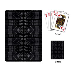 Black And White Tribal  Playing Cards Single Design by dflcprints