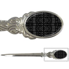 Black And White Tribal  Letter Opener by dflcprints