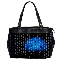 Binary Rain Oversize Office Handbag (one Side)
