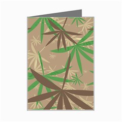 Leaves Mini Greeting Card by LalyLauraFLM