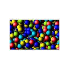 Colorful Balls Sticker Rectangular (10 Pack) by LalyLauraFLM