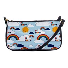 Be Happy Repeat Evening Bag by Kathrinlegg