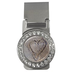 Heart In The Sand Money Clip (cz) by yoursparklingshop
