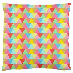 Triangle Pattern Standard Flano Cushion Case (two Sides) by Kathrinlegg