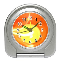 Orange Yellow Flame 5000 Desk Alarm Clock by yoursparklingshop