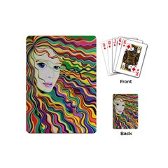 Inspirational Girl Playing Cards (mini) by sjart