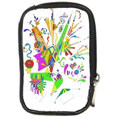 Splatter Life Compact Camera Leather Case