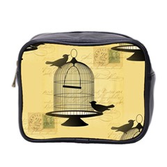 Victorian Birdcage Mini Travel Toiletry Bag (two Sides)