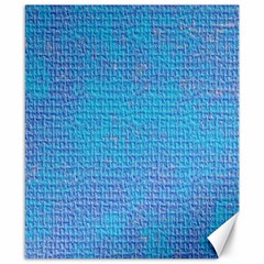 Textured Blue & Purple Abstract Canvas 8  X 10  (unframed) by StuffOrSomething