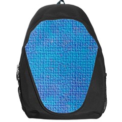 Textured Blue & Purple Abstract Backpack Bag by StuffOrSomething