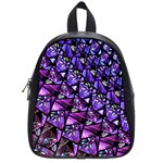  Blue purple Glass School Bag (Small)