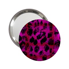 Pink Leopard Handbag Mirror (2 25 ) by ArtistRoseanneJones