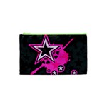 Pink Star Graphic Cosmetic Bag (XS) Front
