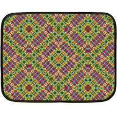 Multicolor Geometric Ethnic Seamless Pattern Mini Fleece Blanket (two Sided) by dflcprints