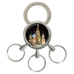 Saint Basil s Cathedral  3-ring Key Chain by anstey