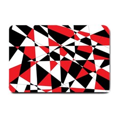 Shattered Life Tricolor Small Door Mat by StuffOrSomething