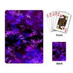 Purple Skulls Goth Storm Playing Cards Single Design