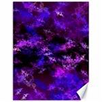 Purple Skulls Goth Storm Canvas 12  x 16  (Unframed)