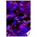 Purple Skulls Goth Storm Canvas 20  x 30  (Unframed)