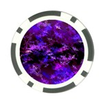 Purple Skulls Goth Storm Poker Chip