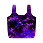 Purple Skulls Goth Storm Reusable Bag (M)
