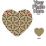 Faux Animal Print Pattern Playing Cards 54 (Heart)  Front - Diamond7