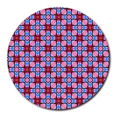 Cute Pretty Elegant Pattern Round Mousepads by GardenOfOphir