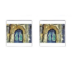 Luebeck Germany Arched Church Doorway Cufflinks (square) by karynpetersart